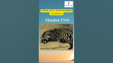 Critically endangered species of India FemPower IAS #critically_endangered  #mammals #Prelims #upsc