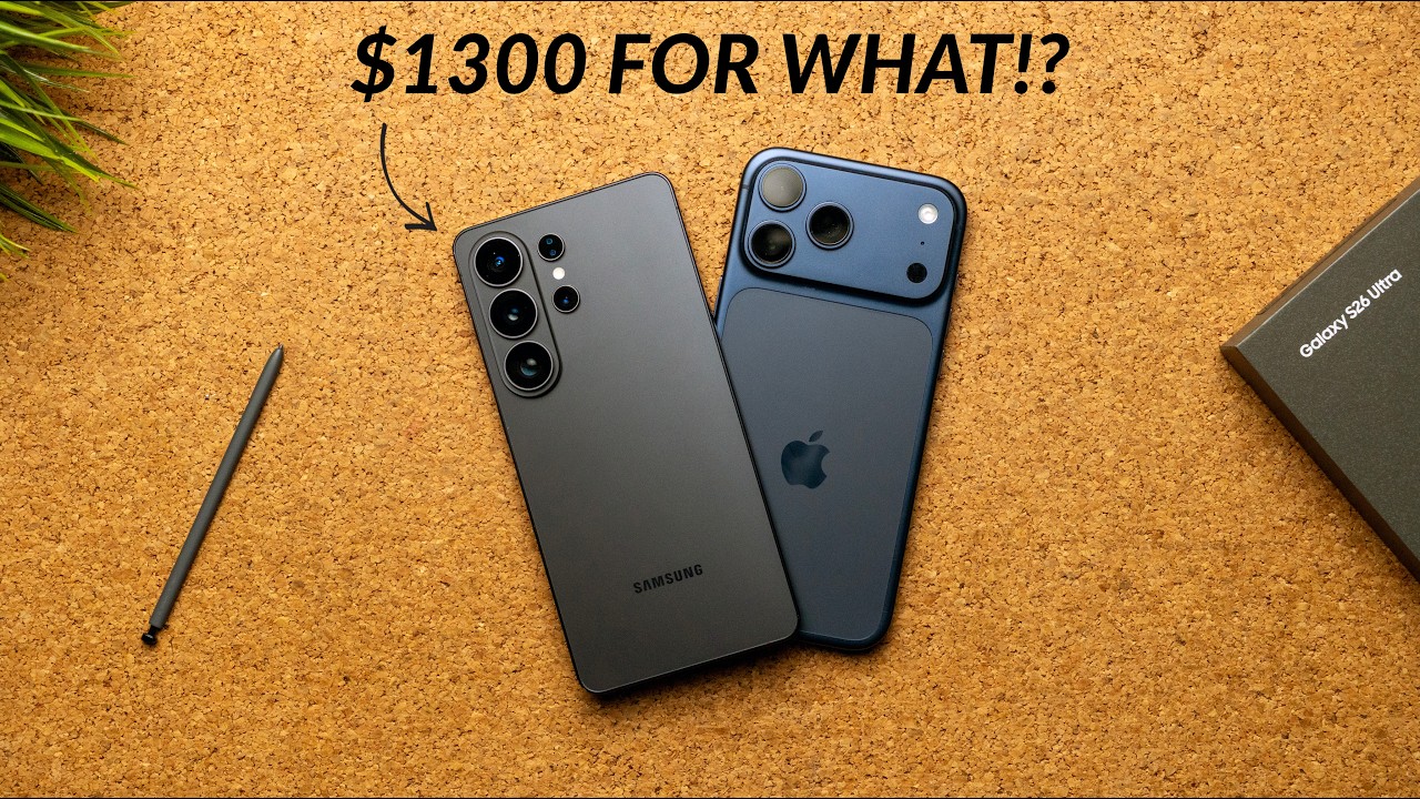 Samsung's $1,300 Display Problem — Galaxy S26 Ultra vs iPhone 17 Pro Max!