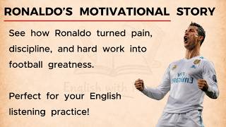 Cristiano Ronaldo: The Boy Who Never Gave Up || Learn English Through Stories ✅