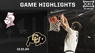 Bellarmine vs. Colorado Game Highlights | 2024-25 Big 12 Men’s Basketball