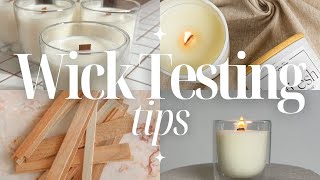 BEST Tips for Candle Wick Testing (BEGINNERS) | Candle Making Business