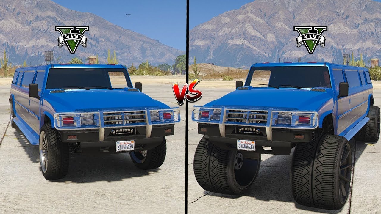 Gta 5 Normal Limo Jeep Vs Gta 5 Monster Limo Jeep - Which Is Best ...
