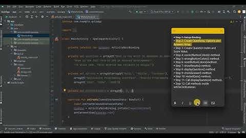 Quiz-app in Android Studio met Kotlin | Beginnersprojecten