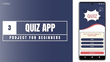 Quiz App in Android Studio using Kotlin | Beginners Projects