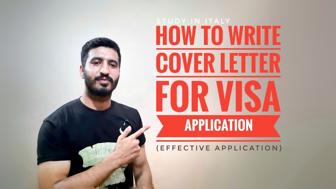 cover letter for visa application india