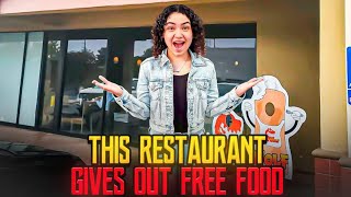 This Restaurant Gives Out Free Food‼️