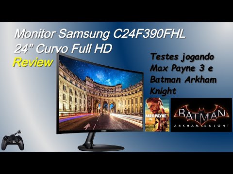 Monitor Samsung C24F390FHL 24", Curvo, Full HD, Saída de áudio - Review