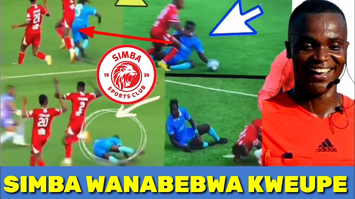 😳UCHAMBUZI; ANGALIA MATUKIO YA KUSHTUA SIMBA WALIVYOBEBWA WAZI WAZI NA REFA DHIDI YA SINGIDA BLACK