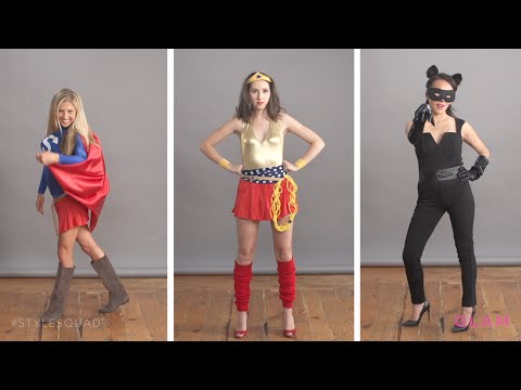 Video: Superheroin dalam fesyen: penampilan terang untuk Halloween