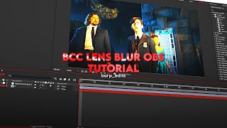 BCC Lens Blur OBS | After Effects Tutorial