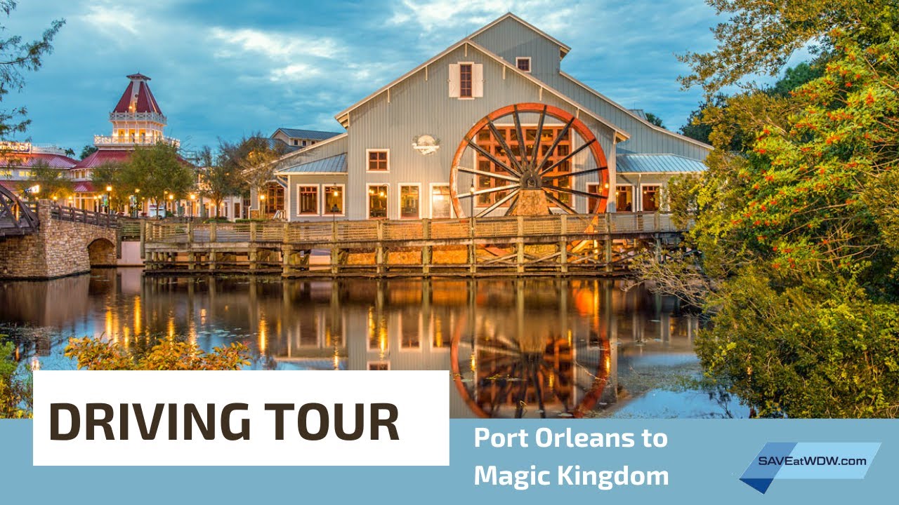 Driving Route: Disney's Port Orleans to Magic Kingdom