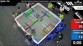 VexU Over Under ITESM1 vs CDM1 Q194