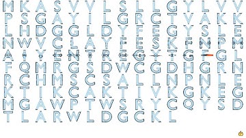 Gene Music Using Protein Sequence of LYZL4 "LYSOZYME-LIKE 4"