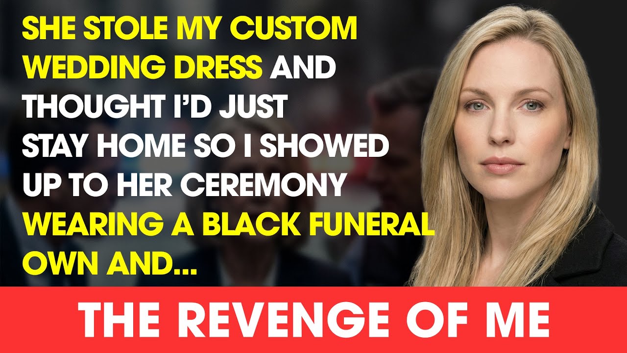My Sister STOLE My Wedding Dress, So I Wore All Black To Her Wedding and She’s ...