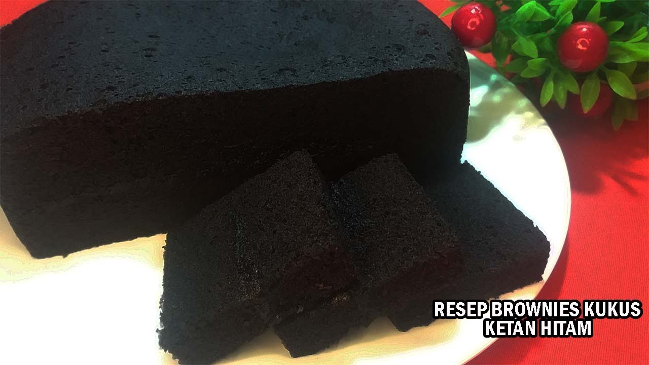 Resep Brownies Kukus Ketan Hitam Lembut Enak & Nyoklat Banget YouTube