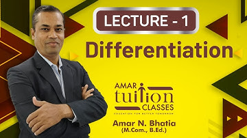 #1 Differentiation SY BCom Sem 4 Statistics | Differentiation Sem 4 Gujarat University | Kutch Uni |