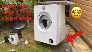 Indesit Moon SIXL145 || Started weak but ended with a big jump! brick in washing machine (Part 1)