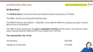 Chapter 23 Inheritance Tax (part 2) -  ACCA TX-UK Taxation (FA 2023)