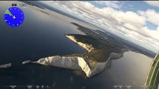 Spitfire flight around the island 2025