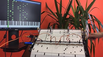 Arduino Barrel Piano. Three composition demo.