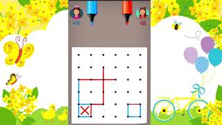 HOW TO PLAY DOTS AND BOXES GAME | IOS GAME | YJD TV screenshot 4