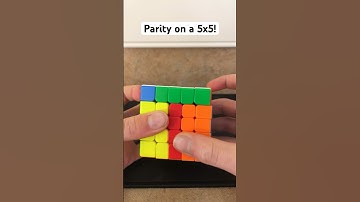 5x5 parity on the beat! #speedcubeshop #shorts