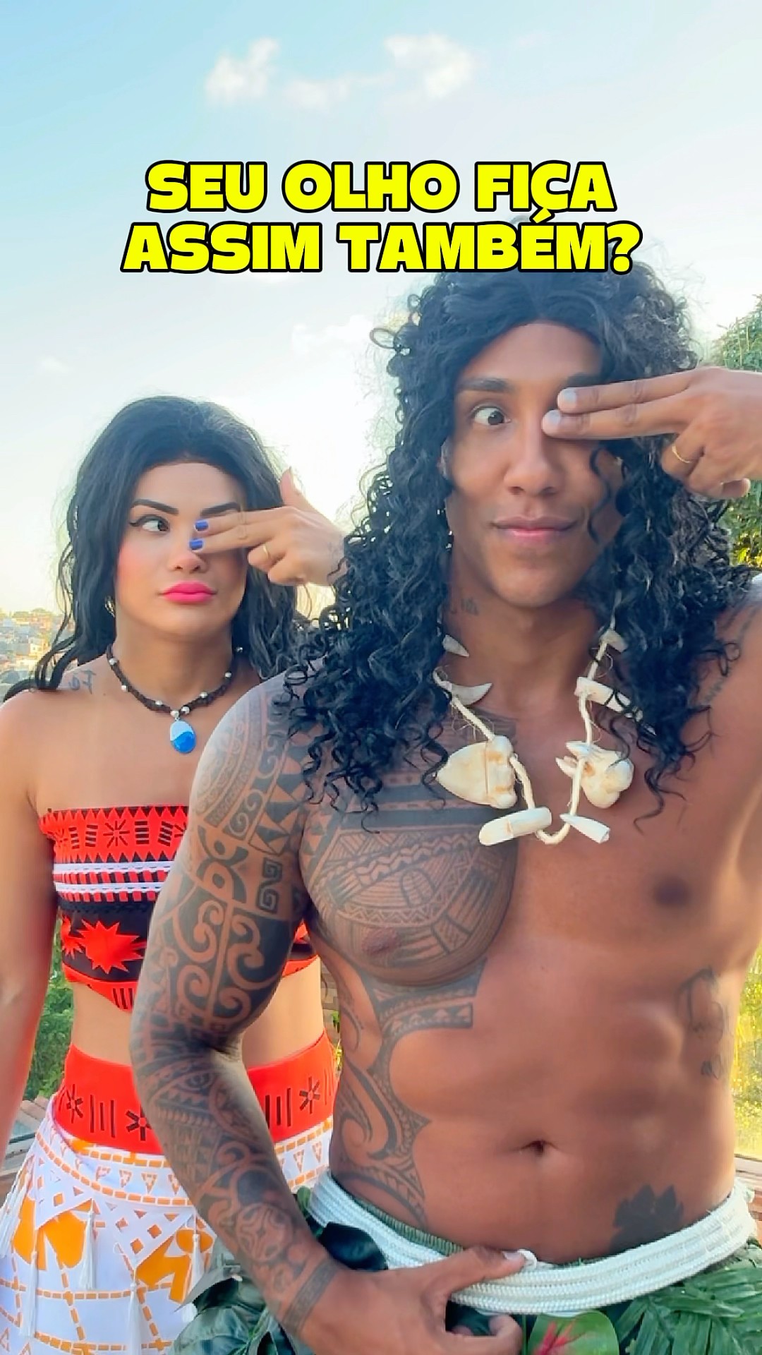 Seu olho fica assim também?​⁠@mayca.brasil #challenge #magic #apollosant #moana #shorts