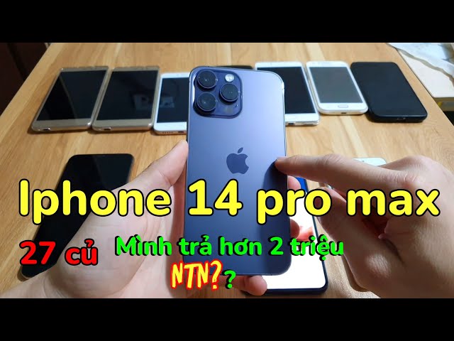 Iphone 14 Pro Max 2023 27 triệu Trả góp 0% Quá Đơn Giản!