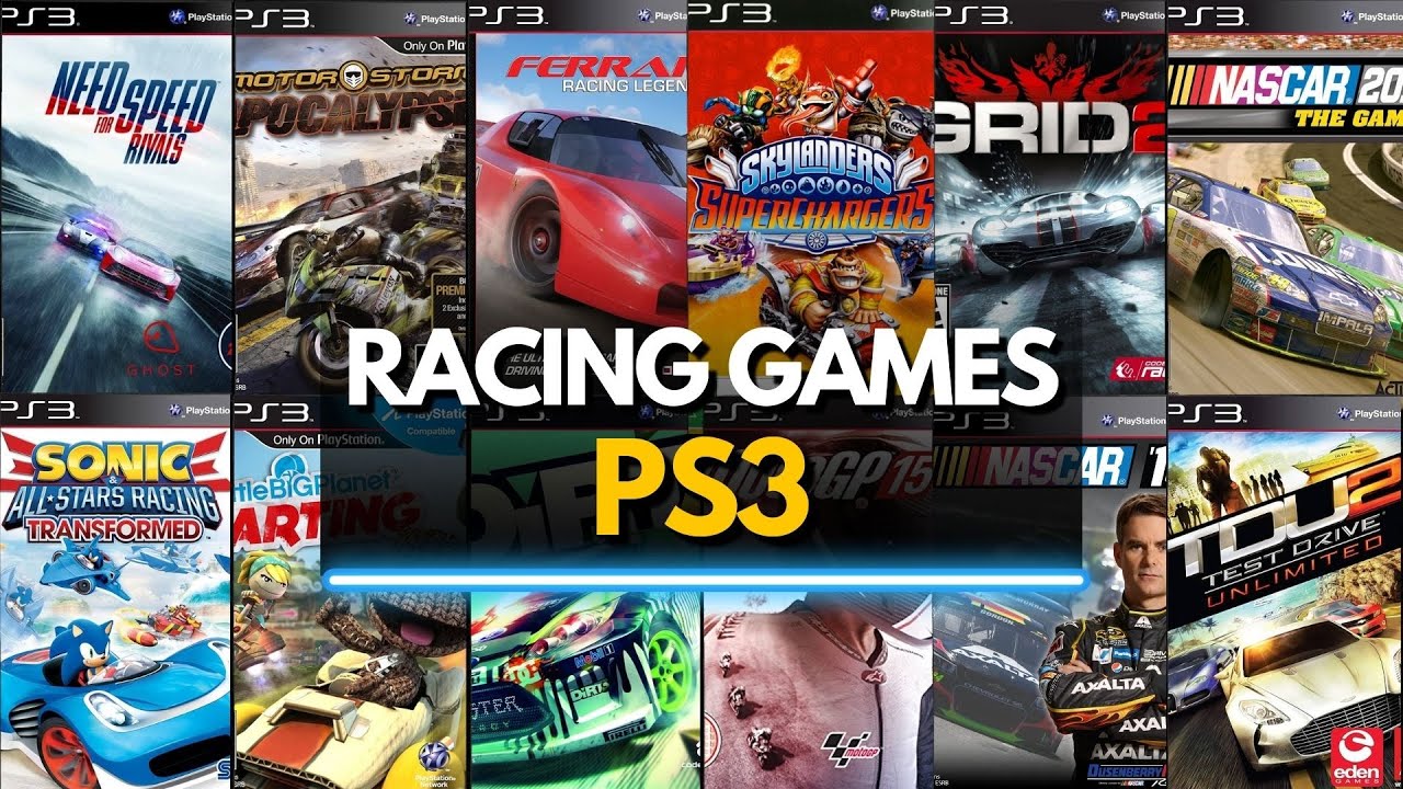 ТОП 50 ЛУЧШИХ ГОНОЧНЫХ ИГР НА PS3 ЗА ВСЁ ВРЕМЯ