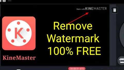 KineMaster Remove Watermark 100% Free Free