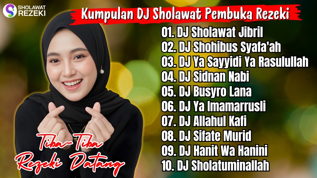 DJ SHOLAWAT FULL ALBUM TERBARU 2026 FULL BASS | Sholawat Penarik Rezeki Viral TikTok