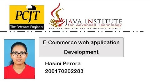Web project Task 03 | 1 st year | Semester 01 | Java Institute