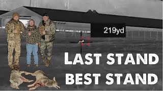 The hardest we’ve ever coyote hunted before