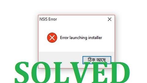 Fix NSIS  error  for vlc launching installer windows 7,8,8.1,10