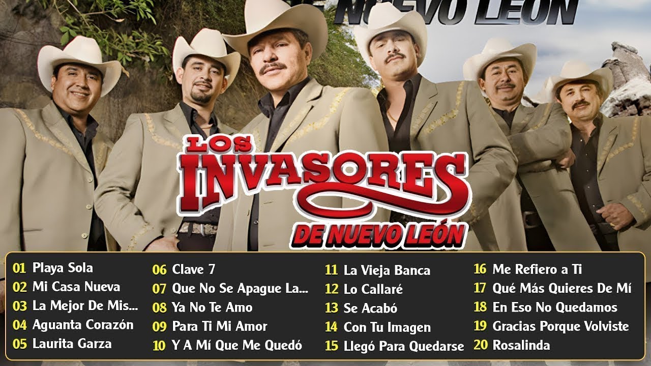 15 Boleros De Oro De Los Invasores De Nuevo León 💃 Grandes Exitos 2026
