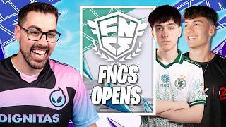 WATCHING FNCS OPENS 🏆 MONGRAAL NEW DUO 👀 ACTUAL FNCS OMG ...