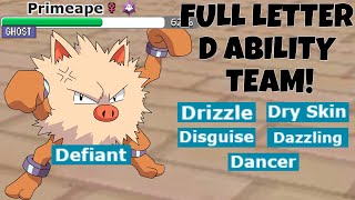 DESTROYING Gen 9 UU with FULL LETTER D ABILITY TEAM! POKEMON SCARLET AND VIOLET