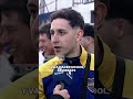 🔵🟡🗣️ El sapucai de este hincha de Boca en la previa de la semifinal de la Copa Sudamericana