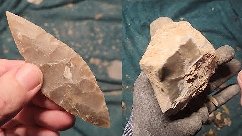 2187 - Rock to Point Raw TX Chert #flintknapping