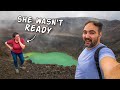 We hiked an ACTIVE VOLCANO (not what we expected)