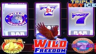 NEW! Wild Freedom + GOLD SHOTS + Crystal 7s + Triple Hot Ice Slot Play! screenshot 4