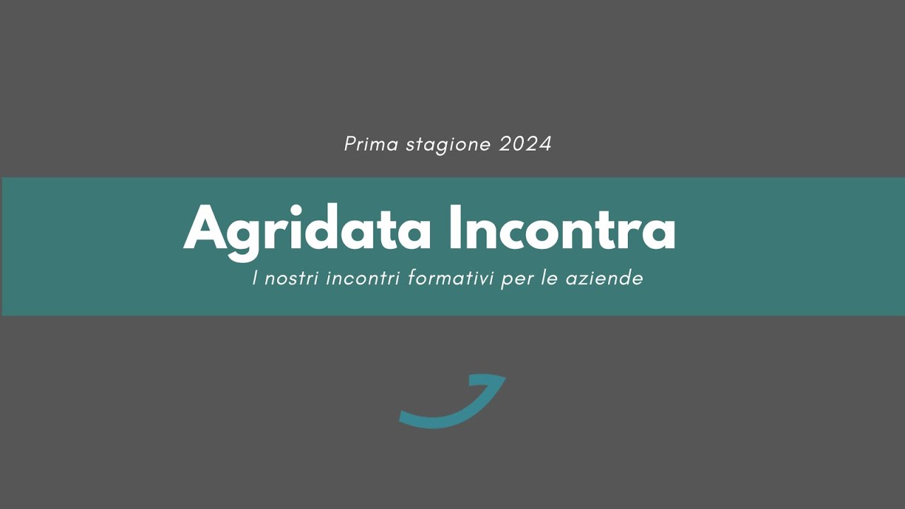 Agridata Incontra 2024 (1°stagione)