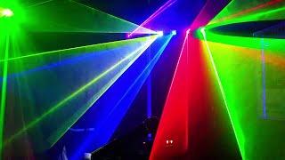 Disco Lights Effect on Screen – 12 Hours of Flashing Laser Party Lights (4K)