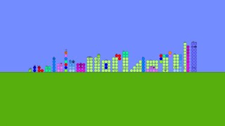Numberblocks S3 Ep2 The Pi (Algodoo)