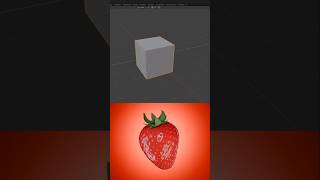 Blender: 3D Strawberry in 40 Seconds