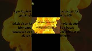 Nahl Suresi 97. Ayet Ve Meali