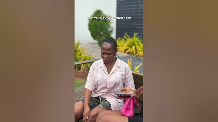 The trench babe it at it again #kidbaby #funny #shorts #shortvideo