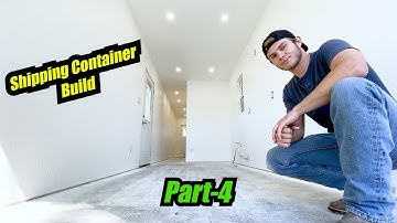 SHEETROCK & MORE! - Shipping Container Build - Part 4