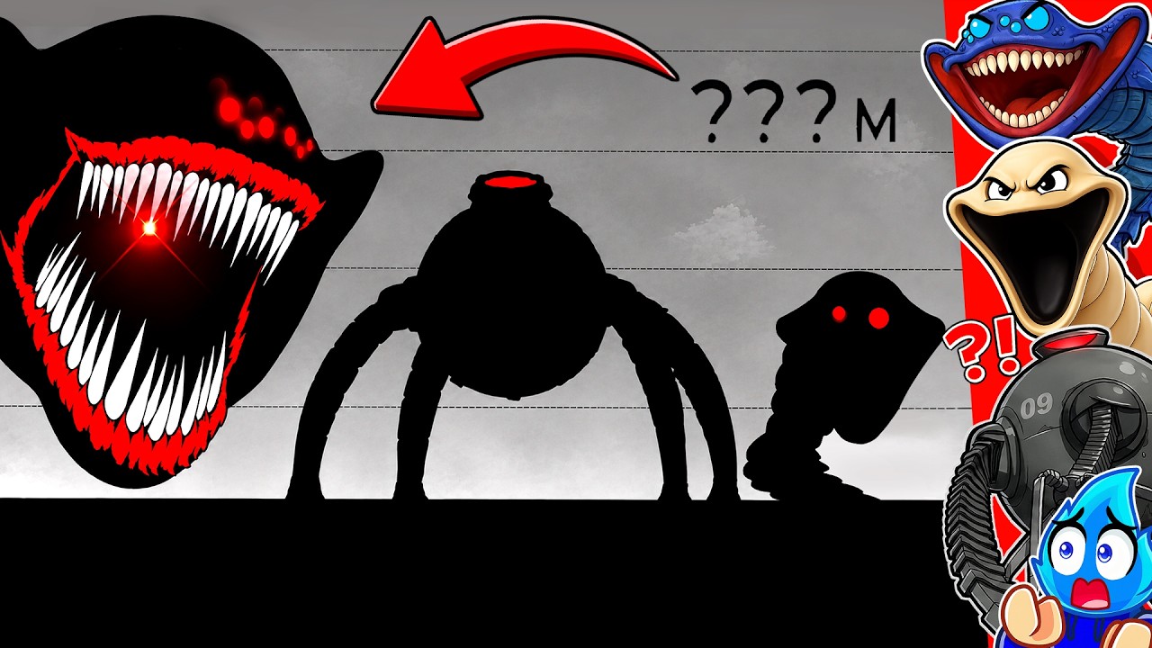 WHICH MONSTER IS THE BIGGEST..?! (SIZE COMPARASON)