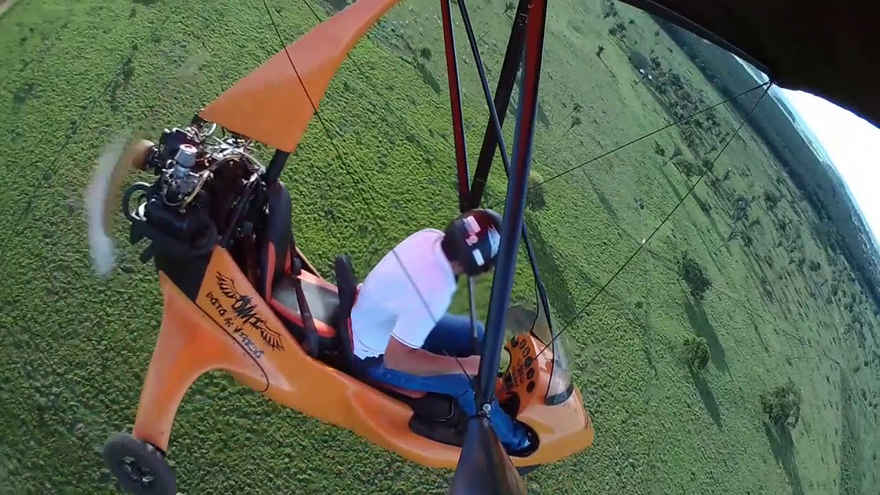 Vôo solo em trike no susto seguido de Catrapo level hard